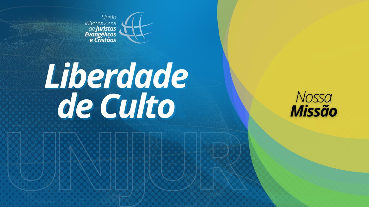 Identidade visual do eixo Liberdade de culto